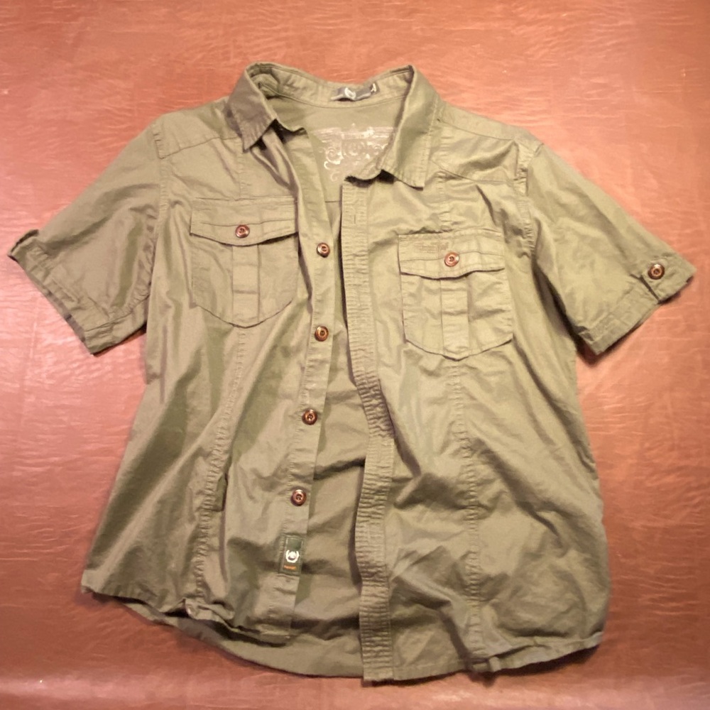 Affliction button-down